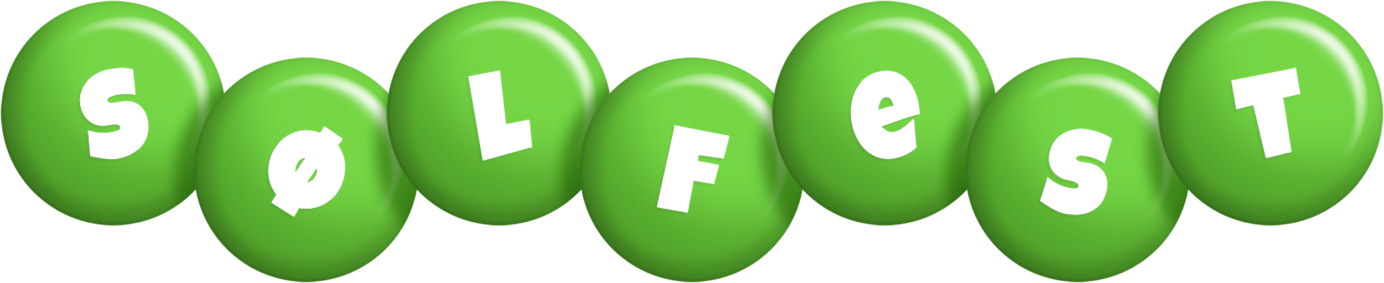 Sølfest candy-green logo