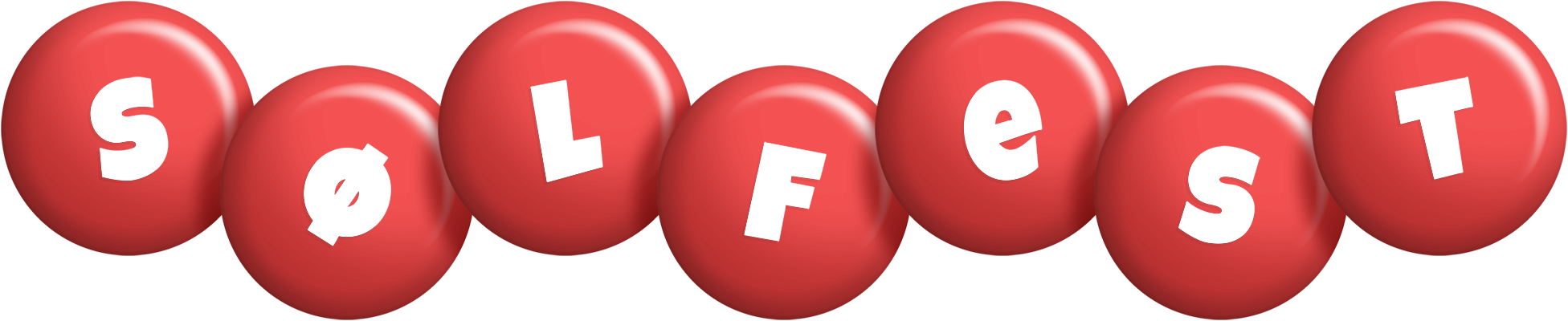 Sølfest candy-red logo
