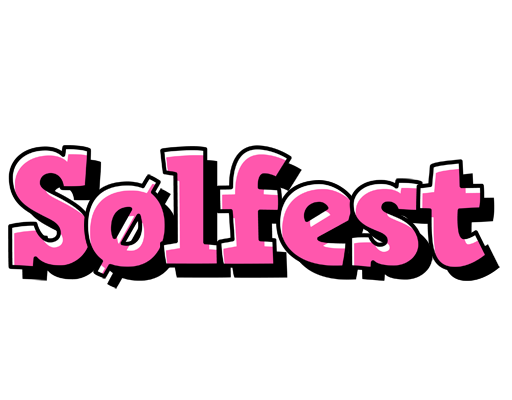Sølfest girlish logo