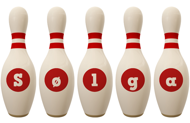 Sølga bowling-pin logo