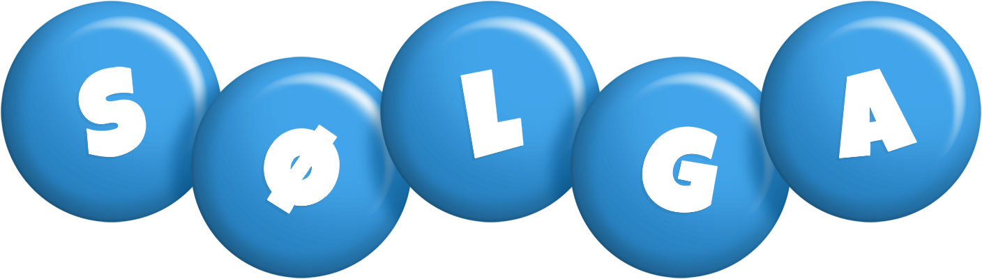 Sølga candy-blue logo