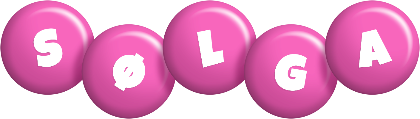 Sølga candy-pink logo