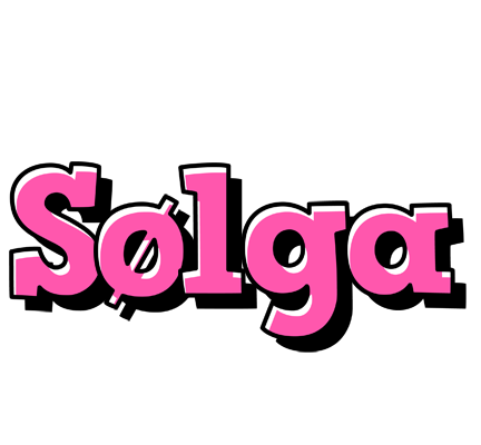 Sølga girlish logo