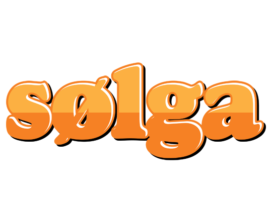 Sølga orange logo