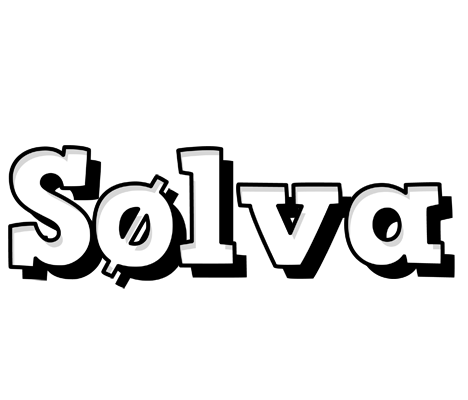 Sølva snowing logo
