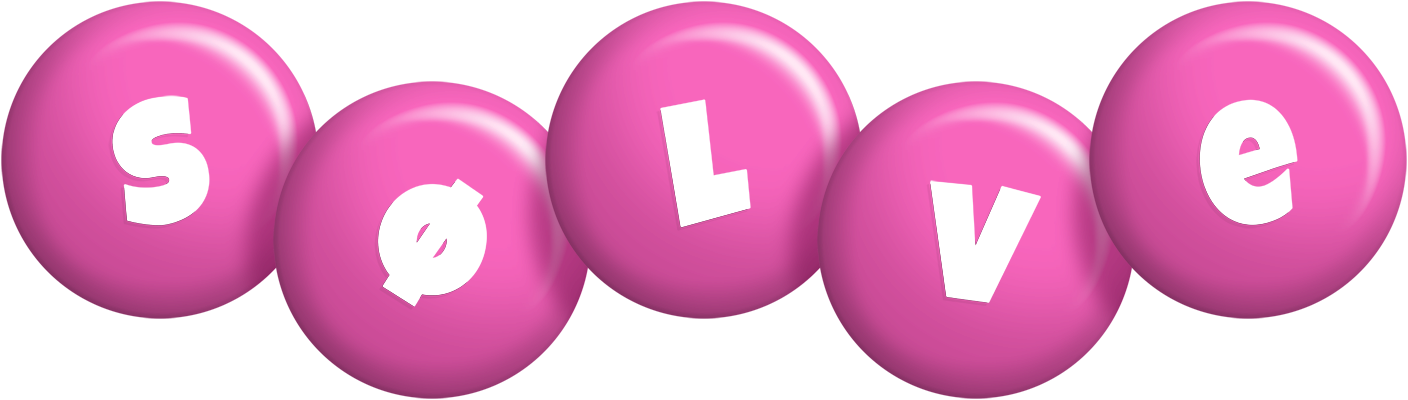 Sølve candy-pink logo
