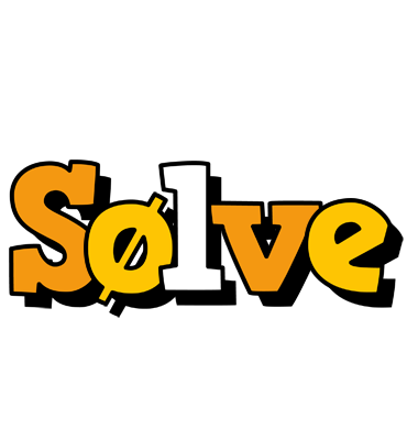 Sølve cartoon logo
