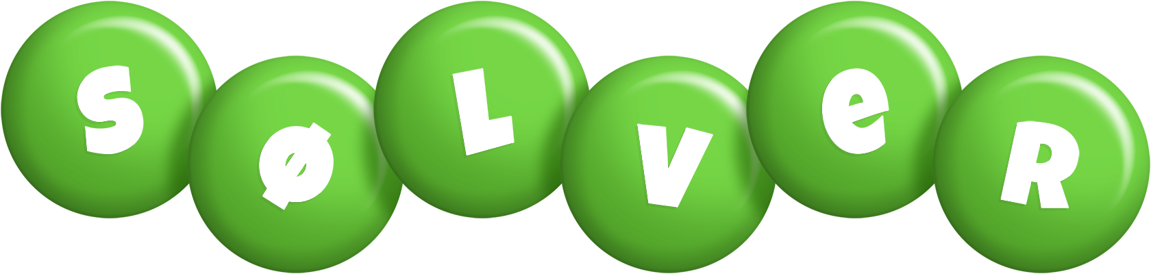 Sølver candy-green logo