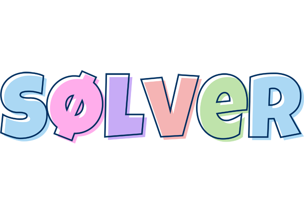 Sølver pastel logo