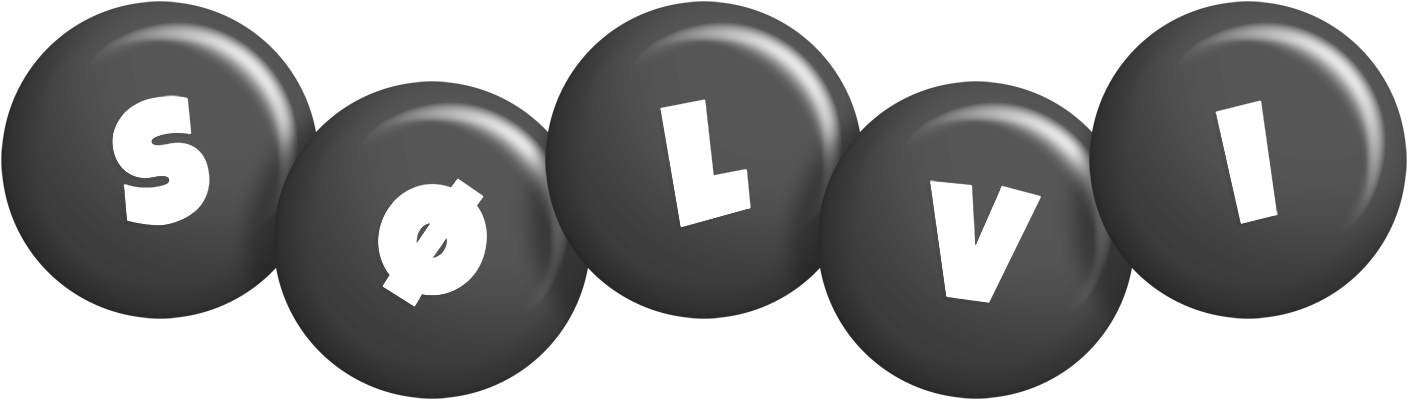 Sølvi candy-black logo