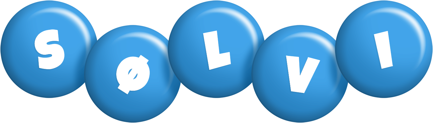 Sølvi candy-blue logo