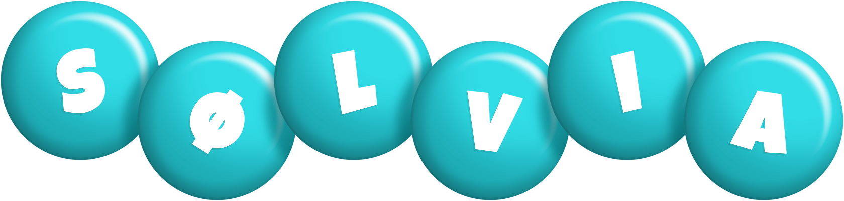 Sølvia candy-azur logo