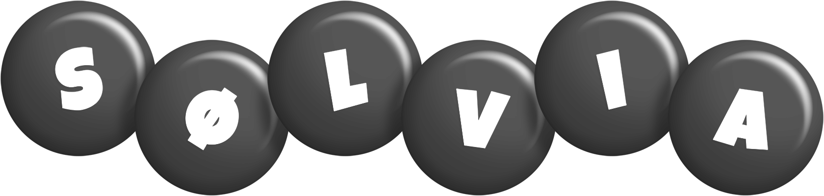 Sølvia candy-black logo