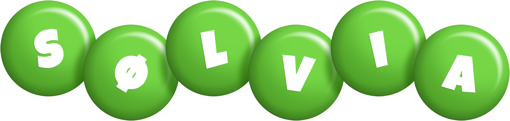 Sølvia candy-green logo