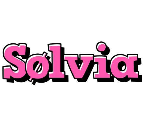 Sølvia girlish logo