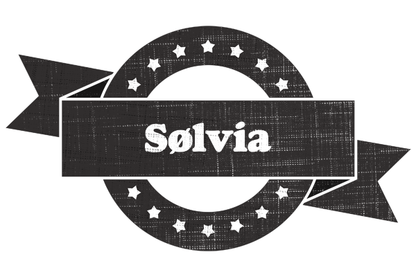 Sølvia grunge logo