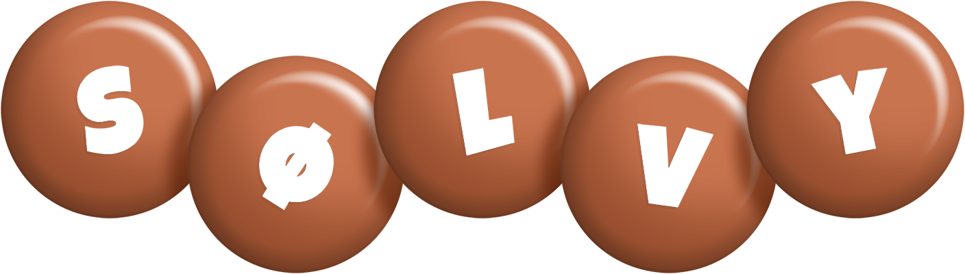 Sølvy candy-brown logo