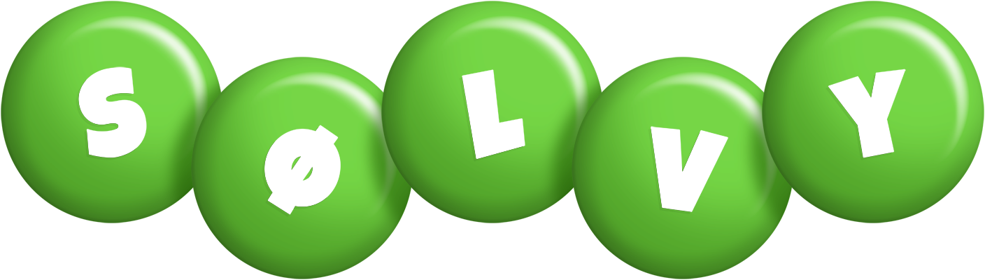 Sølvy candy-green logo