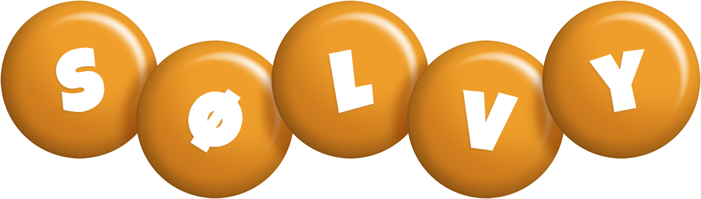 Sølvy candy-orange logo
