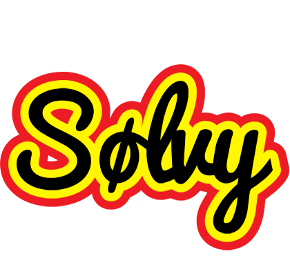 Sølvy flaming logo