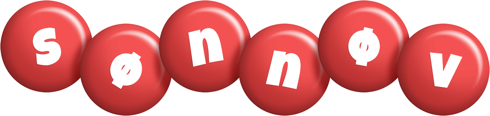 Sønnøv candy-red logo