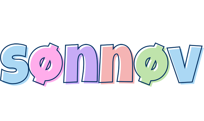 Sønnøv pastel logo