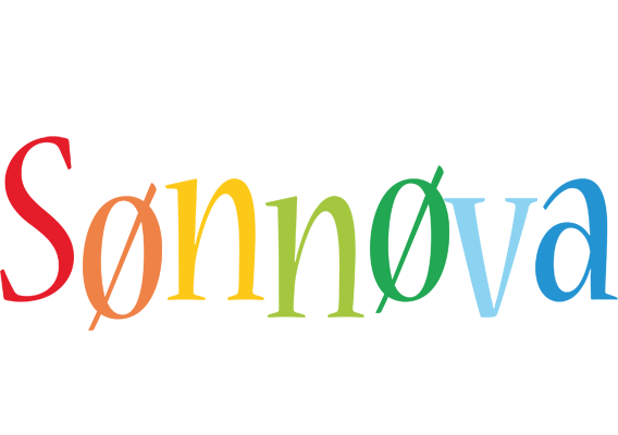 Sønnøva birthday logo