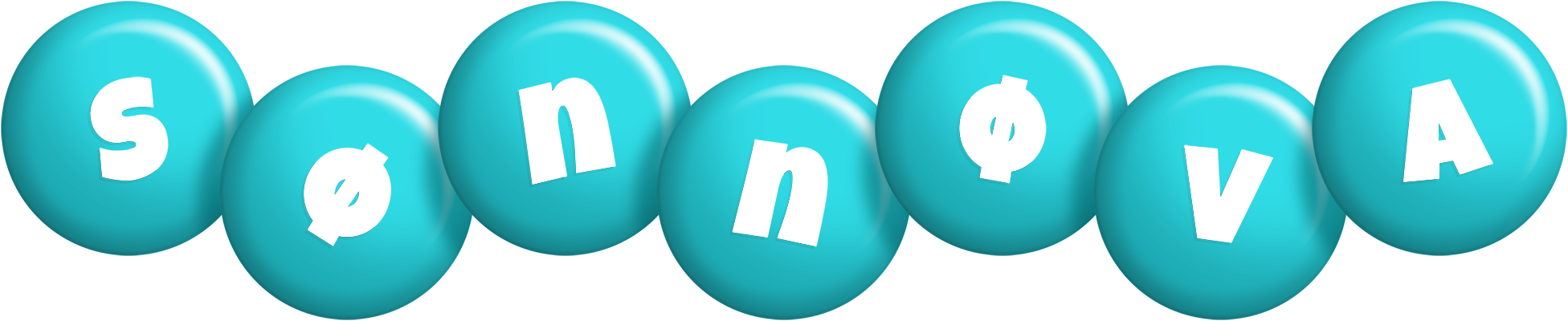 Sønnøva candy-azur logo