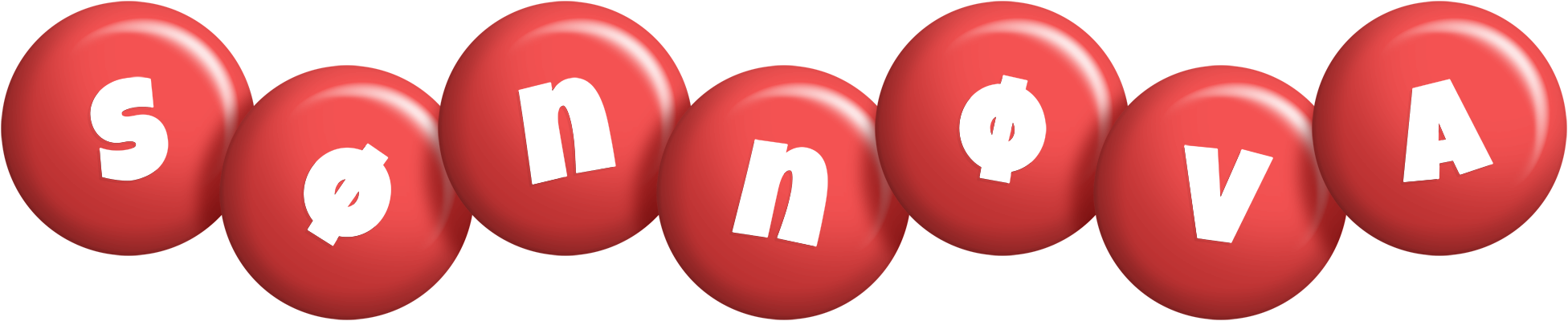 Sønnøva candy-red logo