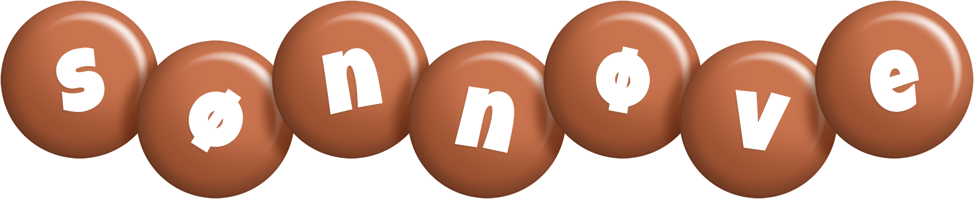 Sønnøve candy-brown logo