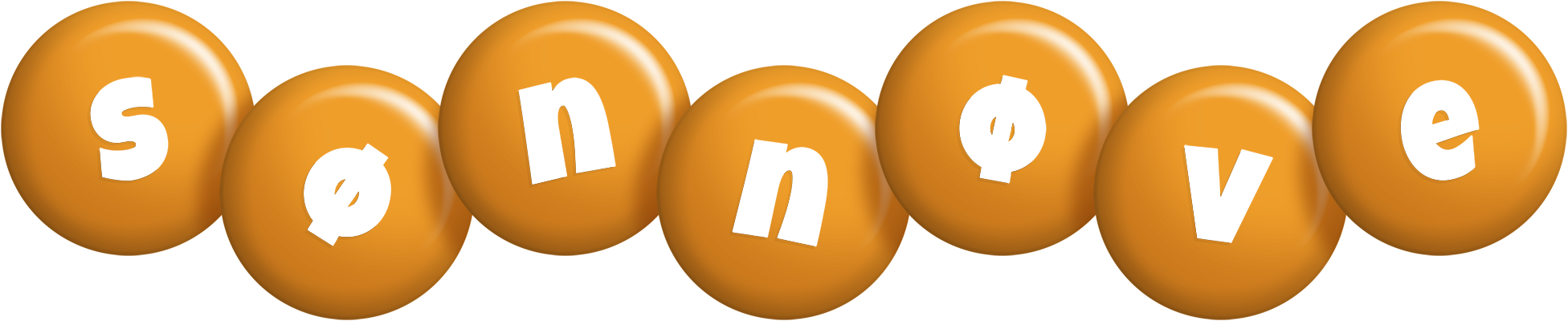 Sønnøve candy-orange logo