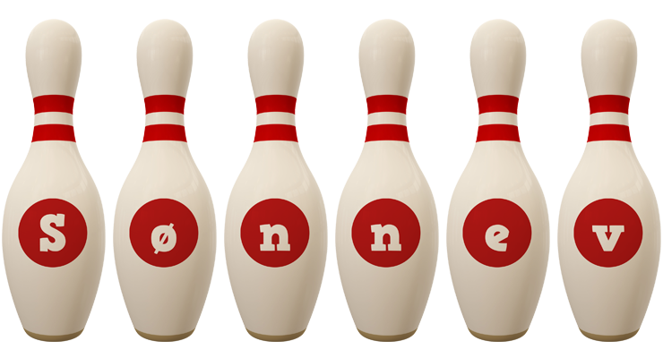 Sønnev bowling-pin logo
