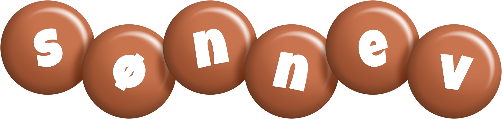Sønnev candy-brown logo