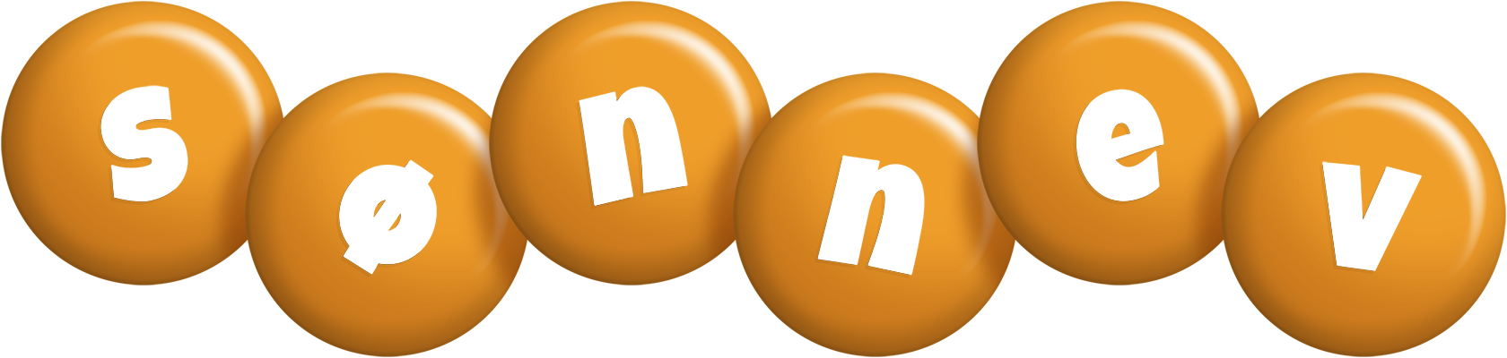 Sønnev candy-orange logo
