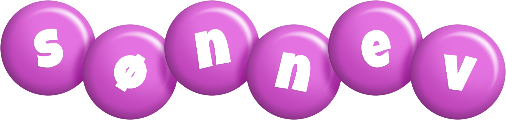 Sønnev candy-purple logo