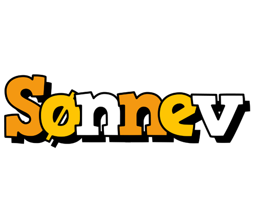 Sønnev cartoon logo