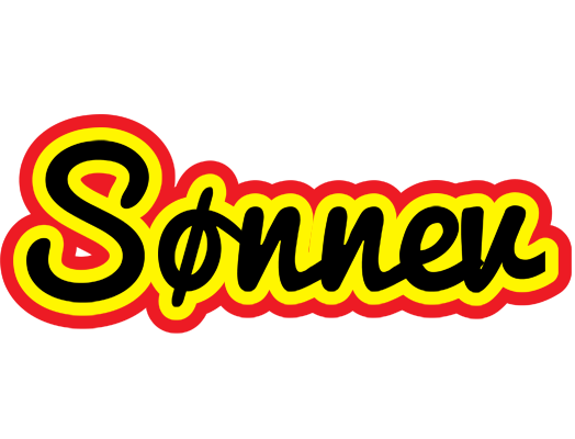 Sønnev flaming logo
