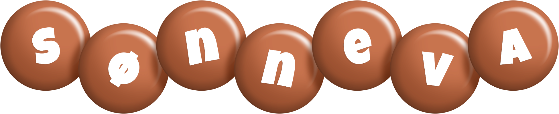 Sønneva candy-brown logo