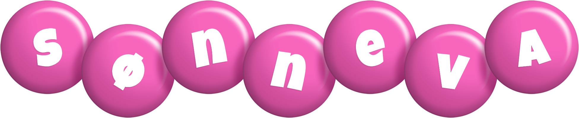 Sønneva candy-pink logo