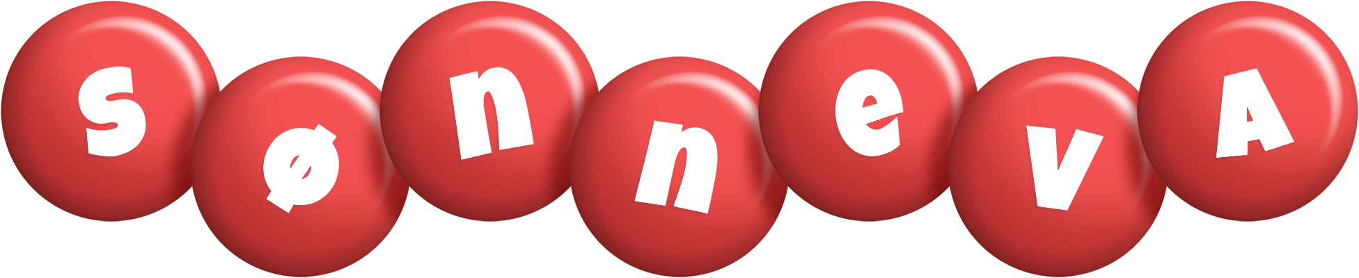 Sønneva candy-red logo