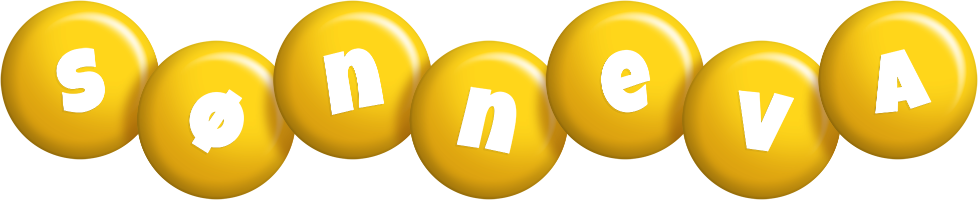 Sønneva candy-yellow logo