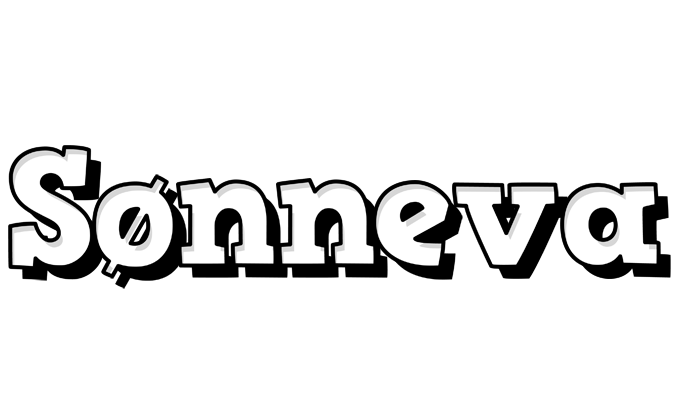 Sønneva snowing logo