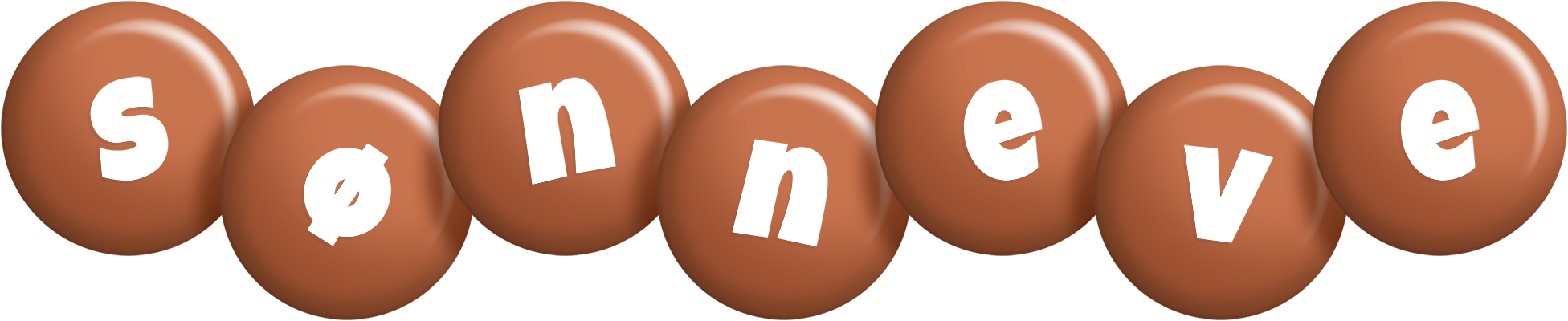 Sønneve candy-brown logo