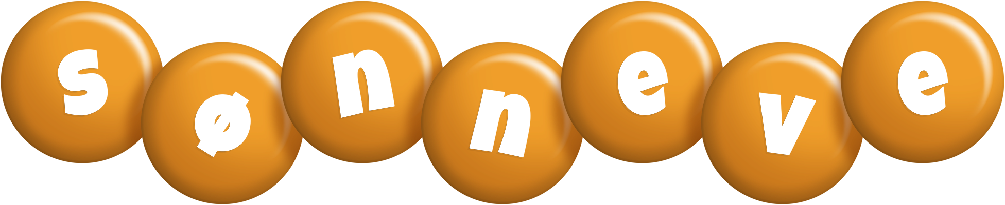 Sønneve candy-orange logo