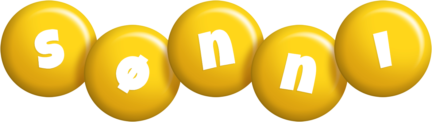 Sønni candy-yellow logo