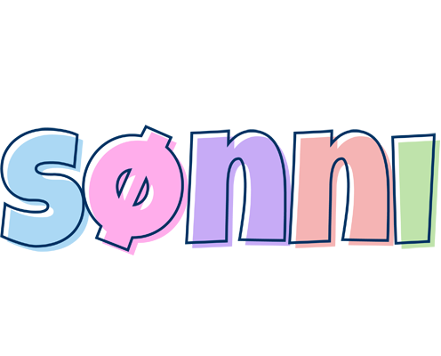 Sønni pastel logo