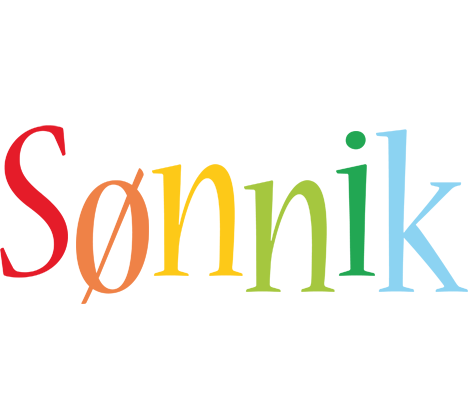 Sønnik birthday logo