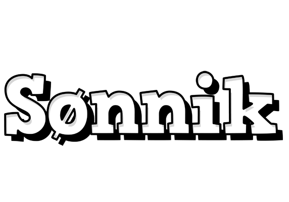 Sønnik snowing logo