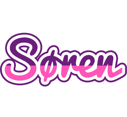 Søren cheerful logo