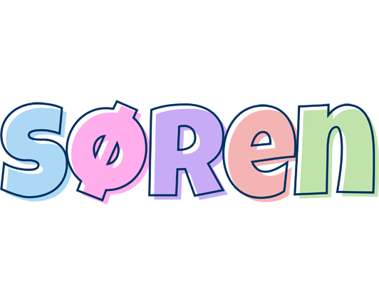 Søren pastel logo